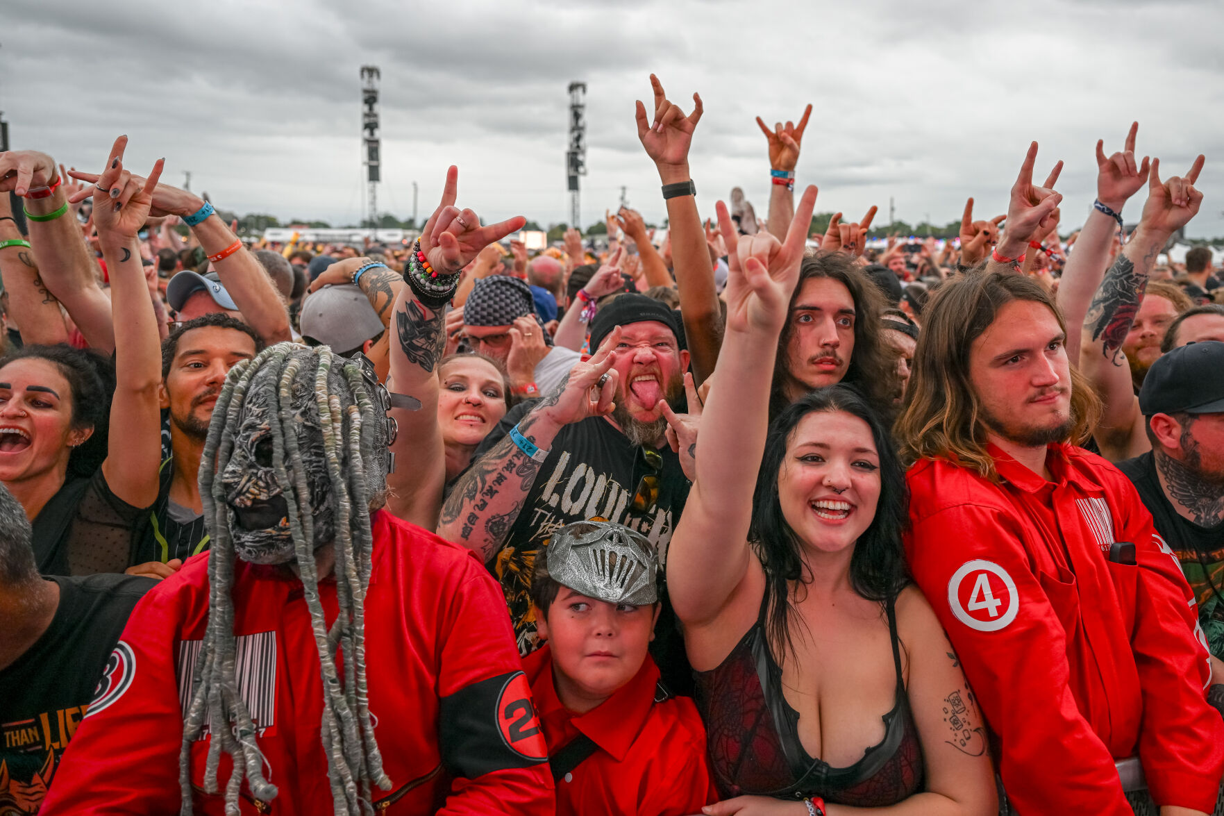 Louder Than Life 2024 fans crowd the stages